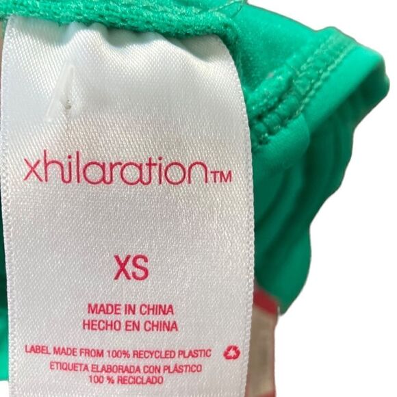 Xhilaration Green Juniors Bikini Swim Top, Size XS, NWT - Picture 9 of 10